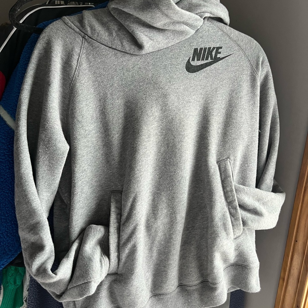 vintage Nike cowl-neck hoodie